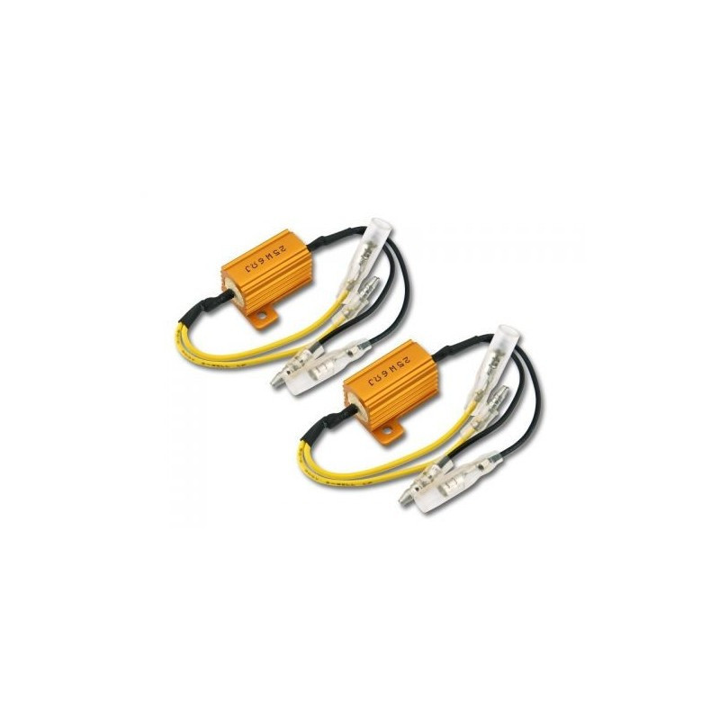 Weerstand 25 W- 6,8 OHM met kabel (paar)