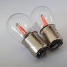 Rood LED remlicht T25 BAY15D per paar